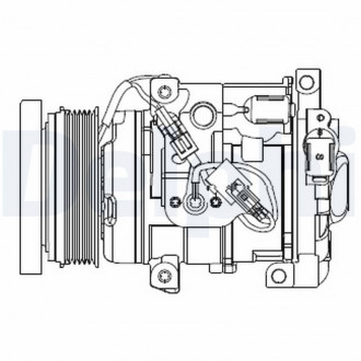 Компресор кондиціонера Delphi CS20508