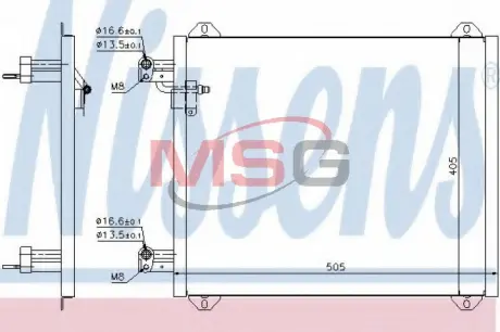Конденсатор NISSENS 94584 (фото 1)