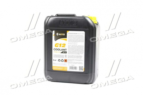 Антифриз YELLOW G12 Сoolant Ready-Mix -36°C <AXXIS> (жовтий) (Каністра 5кг) AXXIS Польша AX-P999-G11Ye RDM5