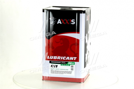 Антифриз <AXXIS> GREEN концентрат G11 (-80C) (Каністра 20л/22,4кг) AXXIS Польша AX-2092