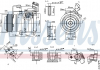 Компресор кондиціонера NISSENS 89586 (фото 9)