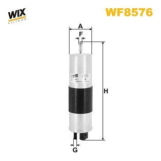 Фільтр паливний VOLVO 2.0 D 15- (WIX-FILTERS) WIX FILTERS WF8576