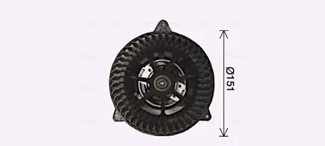 Вентилятор салону FORD FOCUS (1999) 2.0 (AVA) AVA COOLING FD8653