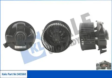 Вентилятор KALE OTO RADYATOR 343560