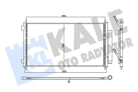Фото 1 - радиатор кондиционера Honda CR-V III KALE OTO RADYATOR 358075 Радиатор кондиционера Honda CR-V III KALE OTO RADYATOR 358075 (фото 1)