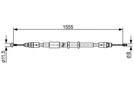 Трос BOSCH 1 987 482 552