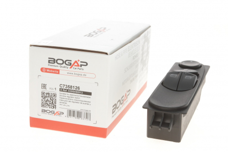 Кнопка склопідйомника BOGAP C7358126 (фото 1)