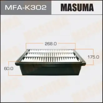 Фильтр воздушный A0458 HYUNDAI/ SANTA FE/ V2000 V2700 05- Masuma MFAK302