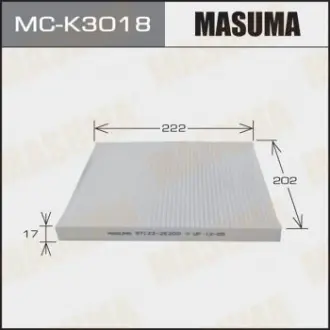 Фильтр салона AC-003 HYUNDAI/ TUCSON/ V2000 V2700 04-06 Masuma MCK3018