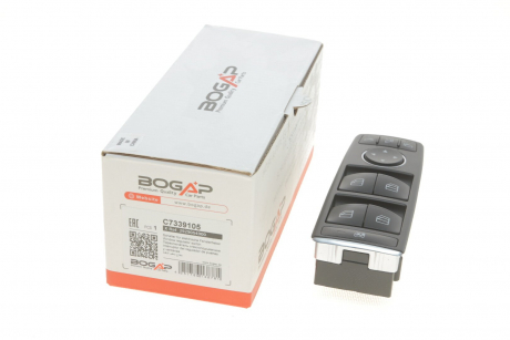 Кнопка склопідйомника BOGAP C7339105 (фото 1)