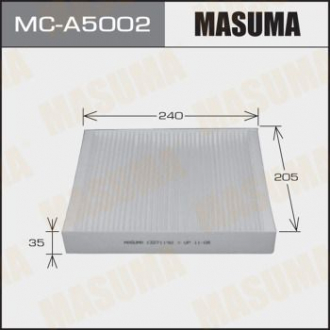 Фильтр салона AC9205 CHEVROLET/ CRUZE/ V1600V1800V2000 09- Masuma MCA5002 (фото 1)