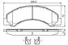 Комплект тормозных колодок BOSCH 0 986 494 677 (фото 5)