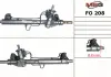 Рулевая рейка с ГУР новая FORD FOCUS (DAW, DBW) 98-04,TOURNEO CONNECT 02-,TRANSIT CONNECT (P65_, P70 FO208