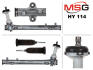 Рулевая рейка без ГУР новая HYUNDAI SANTA FE III 12-, KIA SORENTO 2012-2014 MSG HY114 (фото 1)