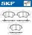 Колодки гальмівні дискові (комплект 4 шт) SKF VKBP 80182 A (фото 2)