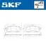 Колодки гальмівні дискові (комплект 4 шт) SKF VKBP 80197 A (фото 2)