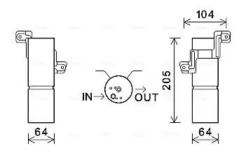 Осушитель кондиционера AVA AVA COOLING MSD597