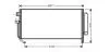 Радіатор кондиціонера Subaru Forestrer 02>08 (SU5060D) AVA
