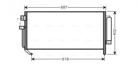Радиатор кондиционера AVA AVA COOLING SU5060D (фото 1)