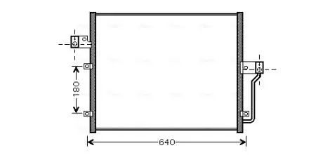 Радиатор кондиционера AVA AVA COOLING DW5082
