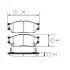 Колодки гальм KIA Rio SF R 13" OLD CKKK-23 (вир-во CTR) GK0529