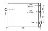 Радіатор охолодження двигуна BMW X5 (E70) (06-13) 30d 35d 40d AT, X5 (F15) (13-18) 25d 28i 30d 35i 40d 40e-hybrid AT (BWA2471) AVA