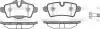 Колодки тормозные дисковые Mini Cooper, One, Clubman 08&gt; / задн (P12443.00) WOK Woking P1244300 (фото 1)