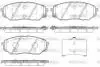 Колодки тормозные дисковые Kia Sorento III 15> / перед (P17613.02) WOKING P1761302