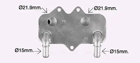 Радіатор масляний OPEL ASTRA G/VECTRA B (95-) (AVA) AVA COOLING OL3704