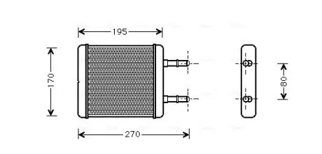 Теплообменник AVA COOLING HY6061