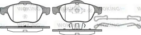 Колодки тормозные Woking P943310