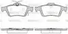 Колодки гальмівні диск. задн. (вир-во Remsa) Ford Focus III (P9423.11) WOKING P942311