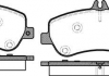 Колодки тормозные дисковые MB GLK 08>15 / перед (P12773.00) WOKING P1277300