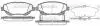 Колодки гальмівні диск. перед. (Remsa) Toyota Avensis 1.6 09-,Toyota Avensis 2.0 09- (P15533.02) Woking P1553302 (фото 1)