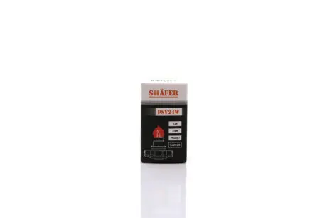 Лампа накалювання PSY24W 12V24W (картонна упаковка по 1шт) SHAFER SL2020