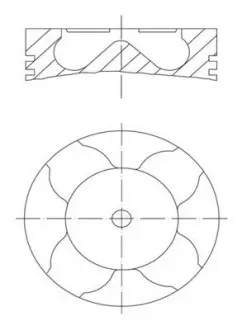 Поршень MAHLE KNECHT 081 PI 00103 001