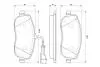 Комплект тормозных колодок BOSCH 0986494068 (фото 7)