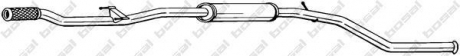 Глушитель, алюм. сталь, средн. часть PEUGEOT 206 SW (2E/K) 1.4 16V (03-) BOSAL 295087 (фото 1)