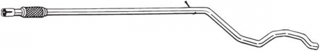 Глушитель, алюм. сталь, передн. часть FORD KA 12- (950-115) BOSAL 950115 (фото 1)