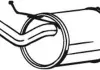 Глушник, алюм. сталь, задн. частина TOYOTA YARIS 1.4 TD (11/05-) BOSAL 228-053 (фото 1)