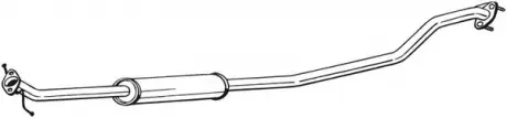 Глушник, алюм. сталь, середн. частина SUZUKI SWIFT 1.2 10/10- (287-471) BOSAL 287471