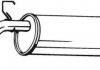 Глушитель, алюм. cталь, задн. часть OPEL CORSA III 1.2i -16V (01/10-) HTB (185-3 BOSAL 185313 (фото 1)