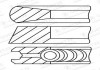 Кільця поршневі,комплект GOETZE 0843880010 (фото 1)