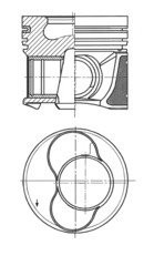 Поршень KOLBENSCHMIDT 41159610