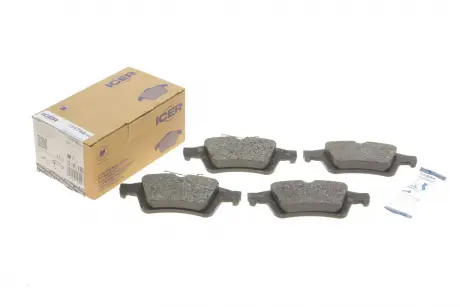 Тормозные колодки дисковые ICER 181744-396