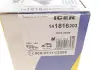 Комплект гальмівних колодок (дискових) ICER 141816-203 (фото 3)