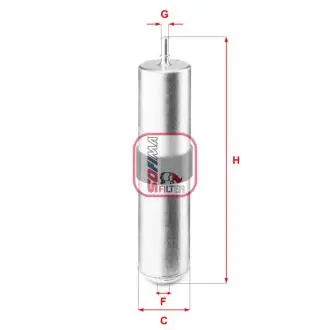 Фільтр паливний дизель BMW/MINI 1/2/X1 \'\'D \'\'14>> SOFIMA S9261B