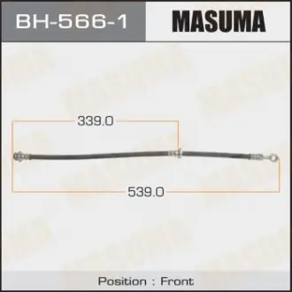 Шланг тормозной передн GRAND VITARA Masuma BH5661