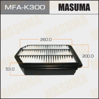 Фильтр воздушный HYUNDAI/ ELANTRA/ V1600, V2000 06- Masuma MFAK300