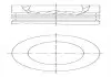Поршень MAHLE KNECHT 028 PI 00155 001 (фото 1)